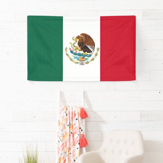 Vlag van Mexico Spandoek (Insitu)