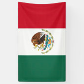 Vlag van Mexico Spandoek (Verticaal)