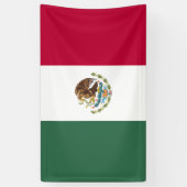 Vlag van Mexico Spandoek (Verticaal)