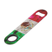 vlag van Mexico Speed Flessenopener (Achterkant Gekanteld)