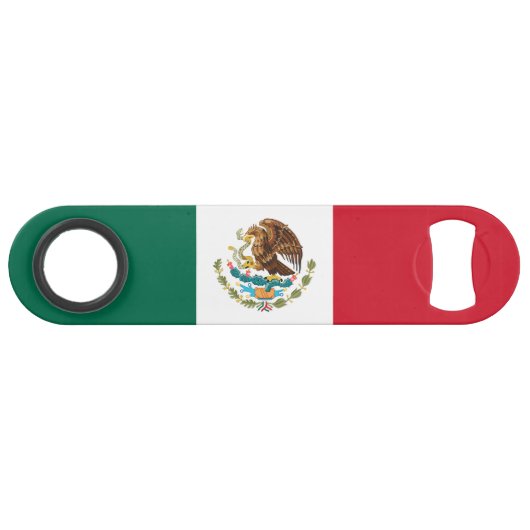 Vlag van Mexico Speed Flessenopener (Voorkant (Horizontaal))
