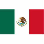 Vlag van Mexico Staand Fotobeeldje<br><div class="desc">Nationale vlag van Mexico. U kunt dit geschenk aanpassen door uw eigen douanetekst toe te voegen of het afbeelding te wijzigen.</div>