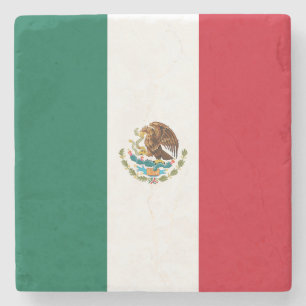 Vlag van Mexico Stenen Onderzetter