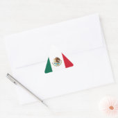 Vlag van Mexico Sticker (Envelop)