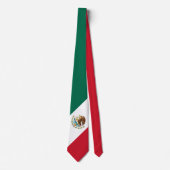 Vlag van Mexico Stropdas (Voorkant)