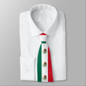 Vlag van Mexico Stropdas (Gebonden)