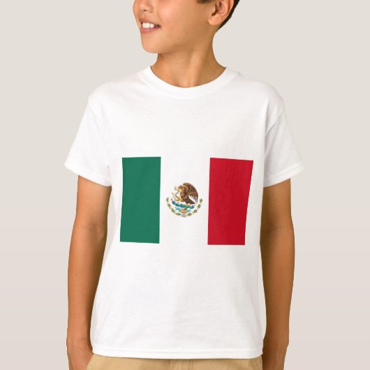 Vlag van Mexico T-shirt (Voorkant)