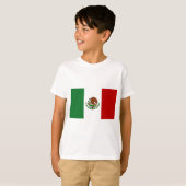 Vlag van Mexico T-shirt (Voorkant volledig)