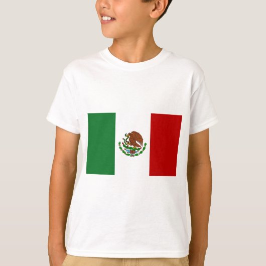 Vlag van Mexico T-shirt (Voorkant)