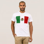 Vlag van Mexico T-shirt (Voorkant volledig)