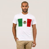 Vlag van Mexico T-shirt (Voorkant volledig)