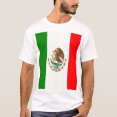 Vlag van Mexico T-shirt (Voorkant)