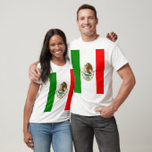 Vlag van Mexico T-shirt (Unisex)