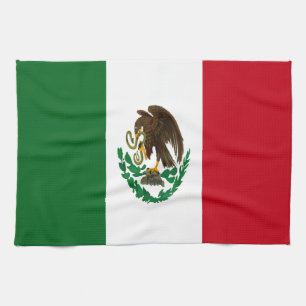 Vlag van Mexico Theedoek