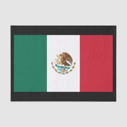 Vlag van Mexico Tissuepapier (Voorkant)