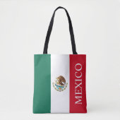 Vlag van Mexico Tote Bag (Voorkant)