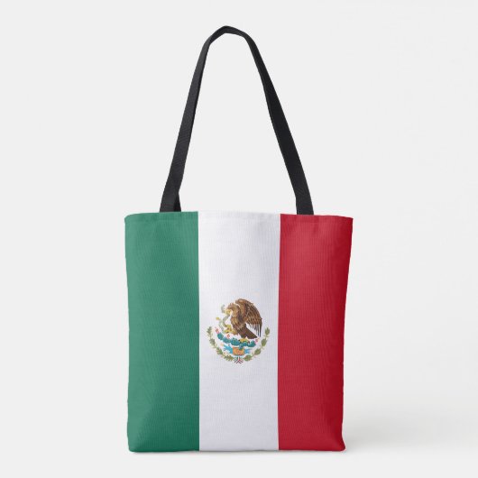 Vlag van Mexico Tote Bag (Achterkant)