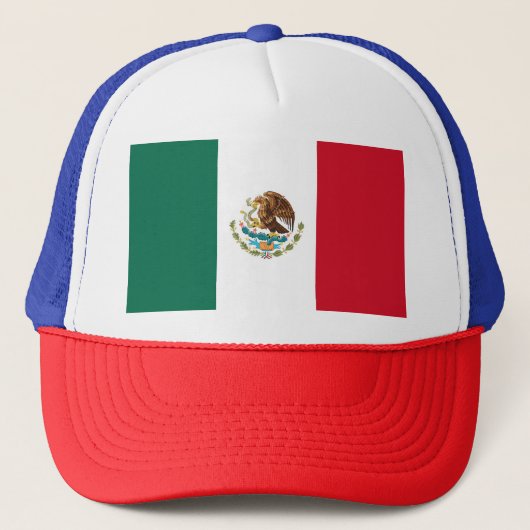 Vlag van Mexico Trucker Pet (Voorkant)