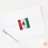 Vlag van Mexico Vierkante Sticker (Envelop)