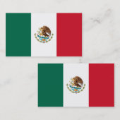 Vlag van Mexico-Visitekaartjes Visitekaartje (Voorkant / Achterkant)