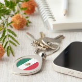 Vlag van Mexico, Vlag van de Mexicaanse Republiek Sleutelhanger (Zijkant)