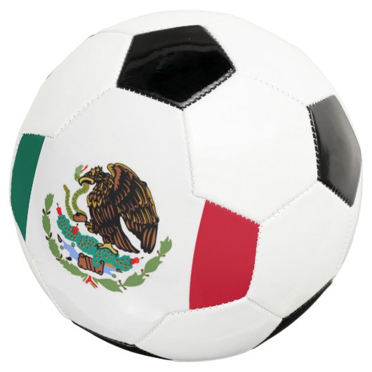 Vlag van Mexico Voetbal (Drie kwart)