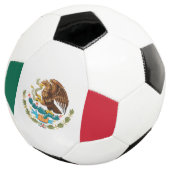 Vlag van Mexico-Voetbal Voetbal (Drie kwart)