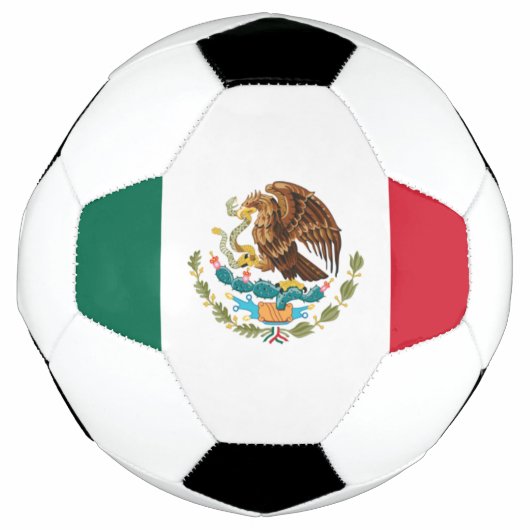Vlag van Mexico-Voetbal Voetbal (Voorkant)