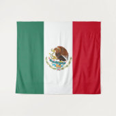 Vlag van Mexico Wandkleed (Voorkant (horizontaal))