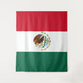Vlag van Mexico Wandkleed (Voorkant)