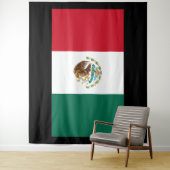 Vlag van Mexico Wandkleed (In situ)