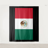 Vlag van Mexico Wandkleed (Voorkant)