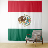Vlag van Mexico Wandkleed (In situ)
