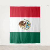 Vlag van Mexico Wandkleed (Voorkant)