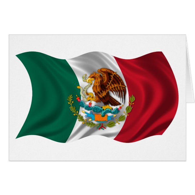 Vlag van Mexico, wapenstilstand (Voorkant Horizontaal)