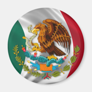 Vlag van Mexico, wapenstilstand Magneet