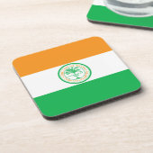 Vlag van Miami, Florida Beverage Coaster Bier Onderzetter (Linkerzijde)
