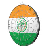 Vlag van Miami, Florida Dart Board Dartbord (Voorkant Rechts)