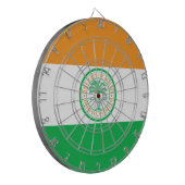 Vlag van Miami, Florida Dart Board Dartbord (Voorkant Links)