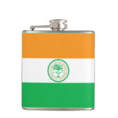 Vlag van Miami, Florida Flask Heupfles (Voorkant)