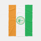 Vlag van Miami, Florida Fleece Blanket (Voorkant)