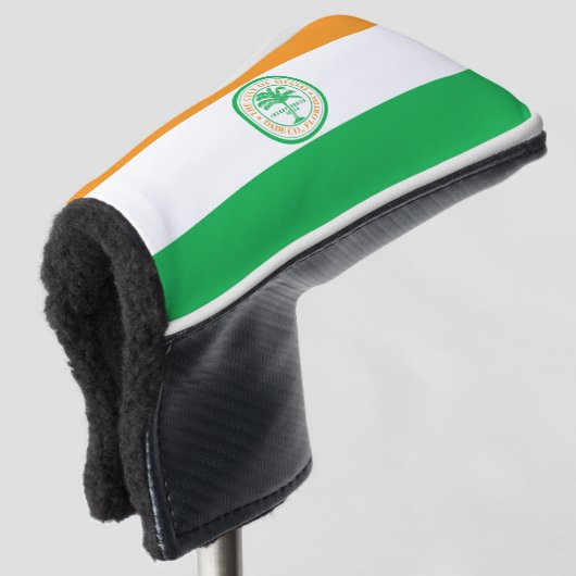 Vlag van Miami, Florida Golf Head Cover (3/4 voorkant)