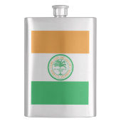 Vlag van Miami, Florida Hip Flask Flacon (Voorkant)