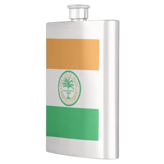 Vlag van Miami, Florida Hip Flask Flacon (Links)