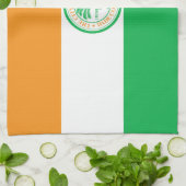 Vlag van Miami, Florida Kitchen Towel Theedoek (Gevouwen)