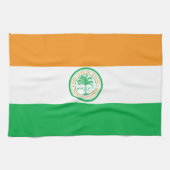 Vlag van Miami, Florida Kitchen Towel Theedoek (Horizontaal)