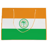 Vlag van Miami, Florida Large Gift Bag Groot Cadeauzakje (Voorkant)