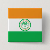 Vlag van Miami, Florida Pinback Button (Voorkant)