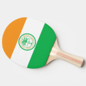 Vlag van Miami, Florida Ping Pong Paddle Tafeltennisbatje (Zijkant)