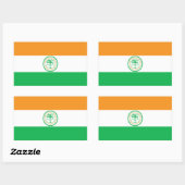 Vlag van Miami, Florida Rechthoekige Sticker (Vel)
